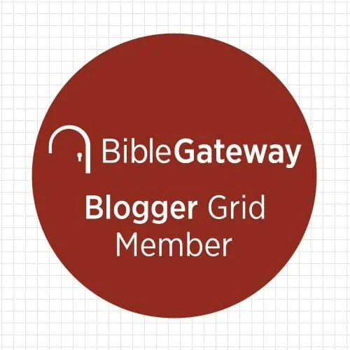 Bible Gateway Blogger Grid Member badge