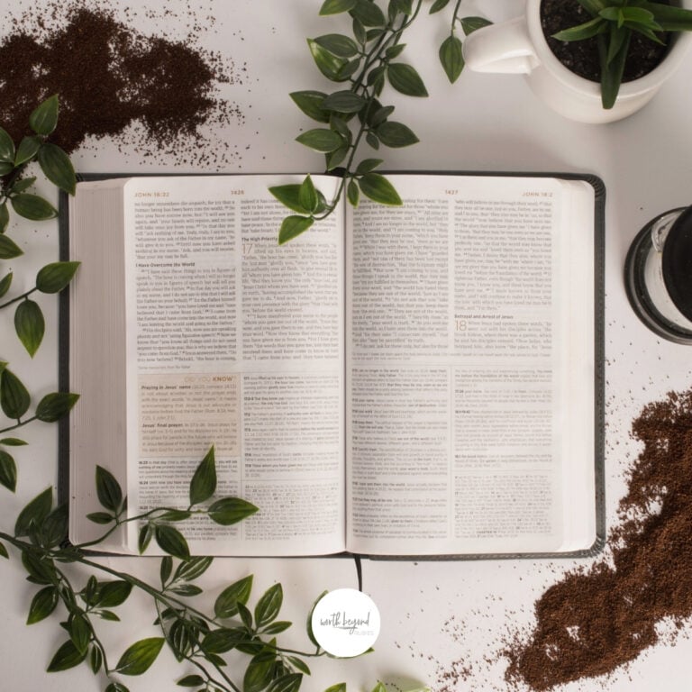 An open Bible for post called Bible Verses to Encourage You