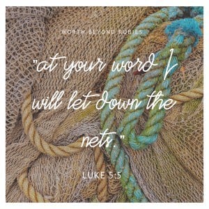 Stepping Out in Faith - Let Down Your Nets and Get Ready for a Haul 4 an image of nets for post on Stepping out in faith