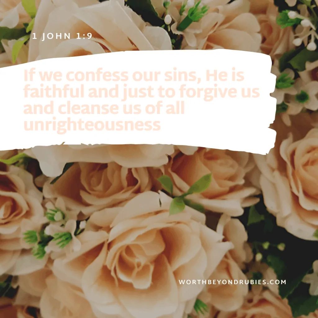 Pray with Confidence - Hebrews 4:16 against a peach colored floral backdrop