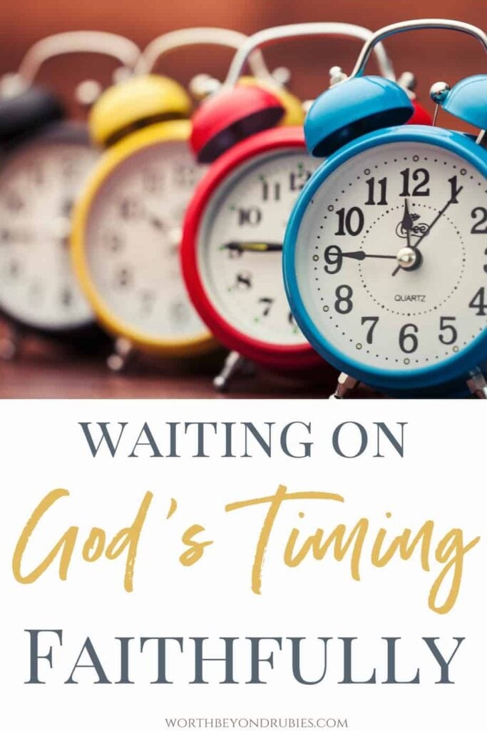 Waiting On God's Timing Faithfully
