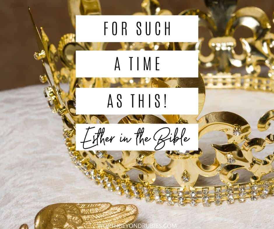 You Were Made For Such a Time as This - Lessons From Esther & the Festival of Purim 6 An image of a gold crown - For Such a Time as This - Esther in the Bible