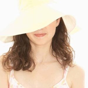 A woman with a large hat down over her eyes and a text overlay that reads Who Are the Pharisees Today?