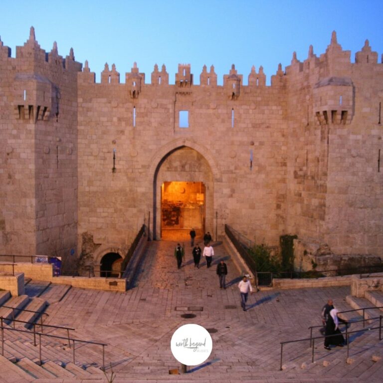 Gate leading into Jerusalem for post on who will live in the New Jerusalem