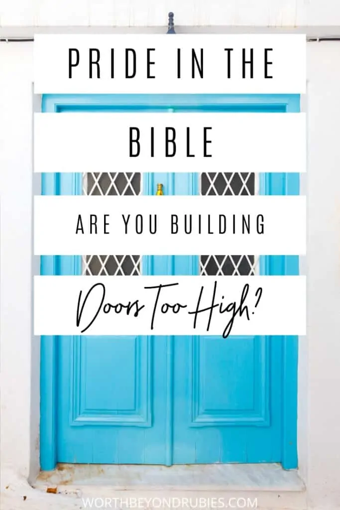 An image of a blue door - Pride in the Bible