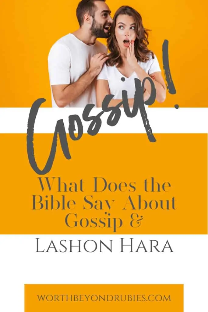 A man whispering gossip in a woman's ear "What Does the Bible Say About Gossip?