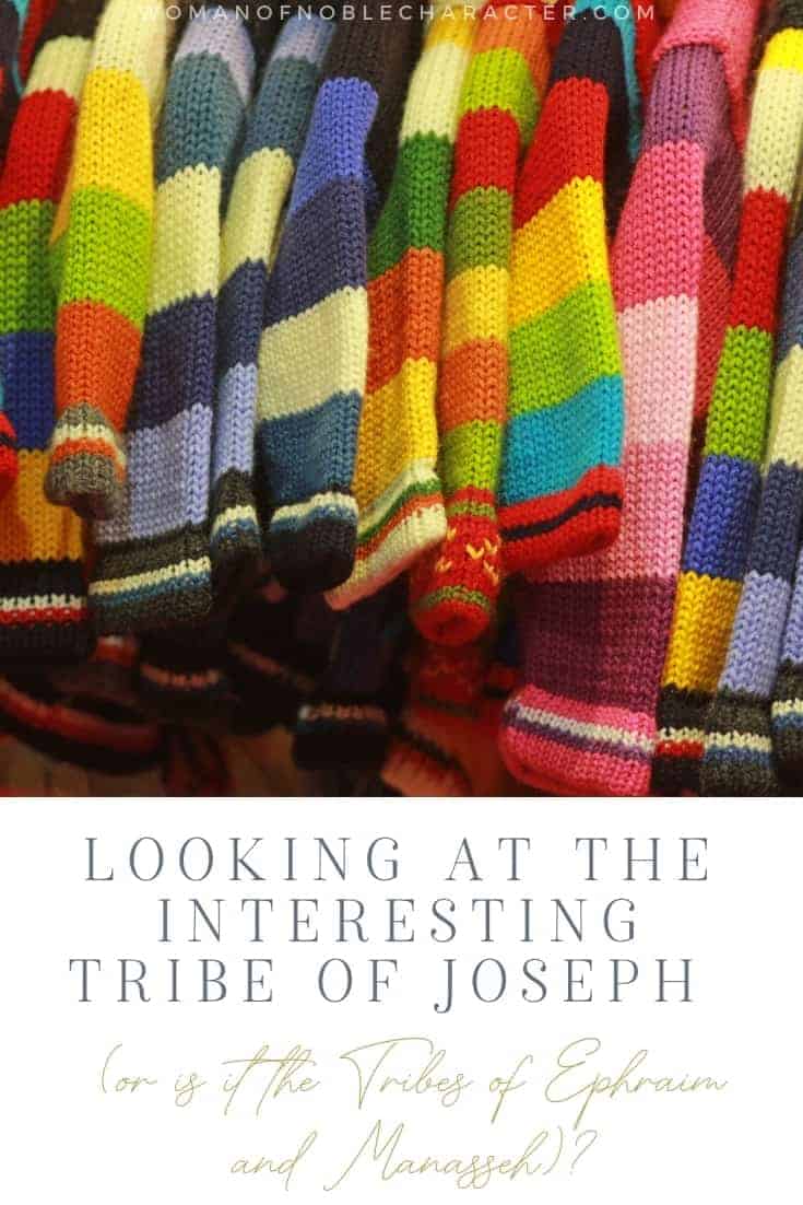 The Interesting Tribe of Joseph (or is it)? 1 colorful coats with text Looking at the Interesting Tribe of Joseph (or is it the Tribes of Ephraim and Manasseh)?