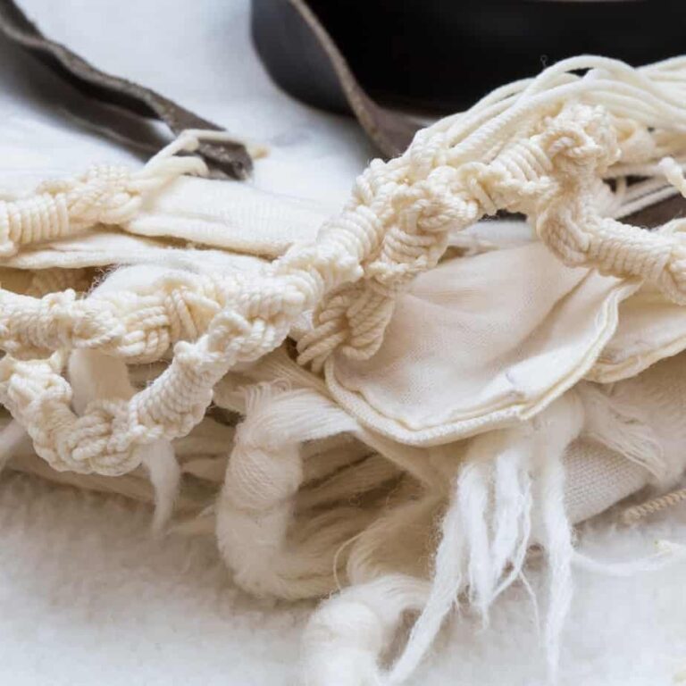 An image of tzitzit for post on Jesus' purity