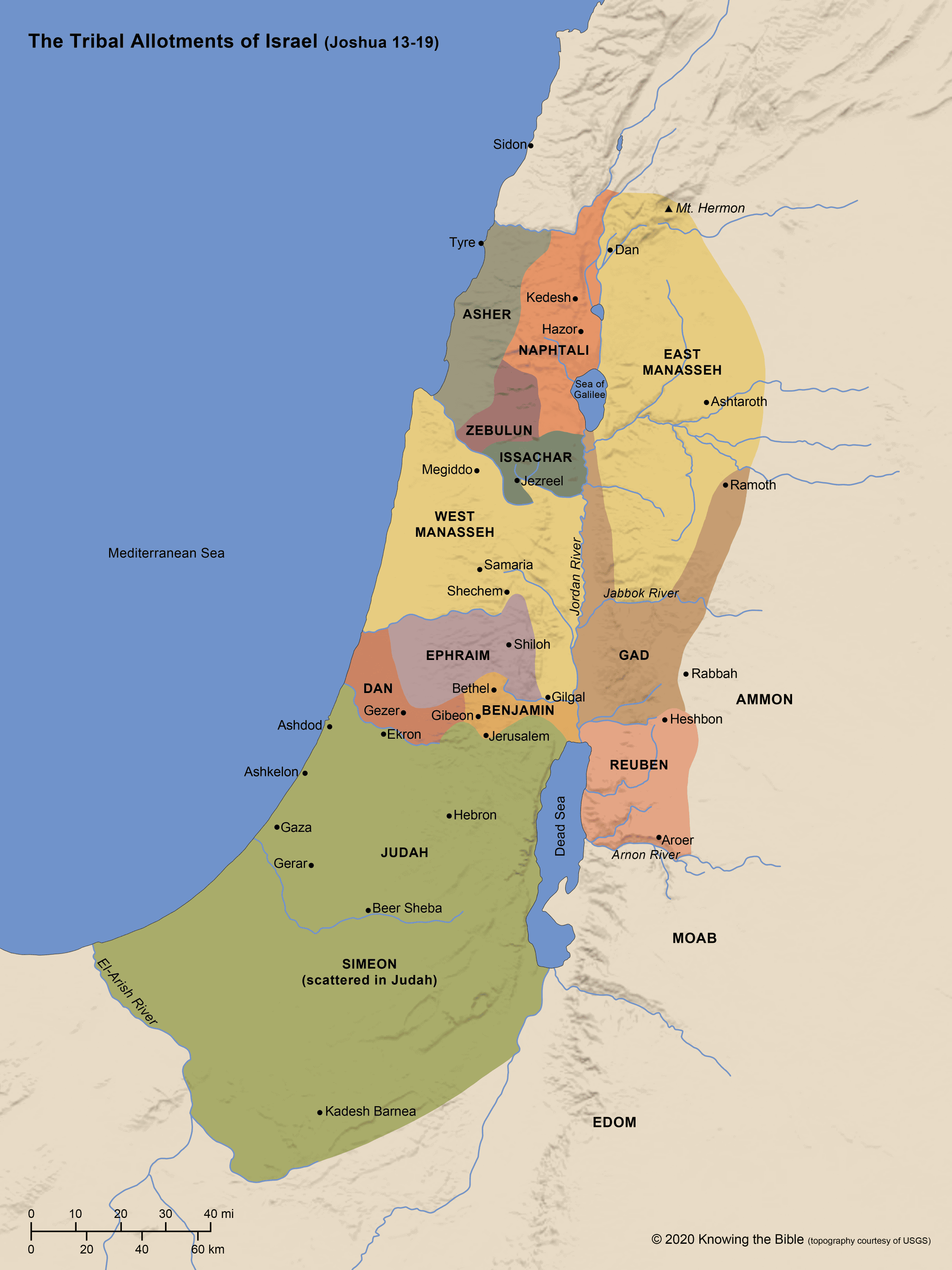 The Tribe of Zebulun: Origins, Symbolism, and Prophetic Legacy 2 a map of the middle east