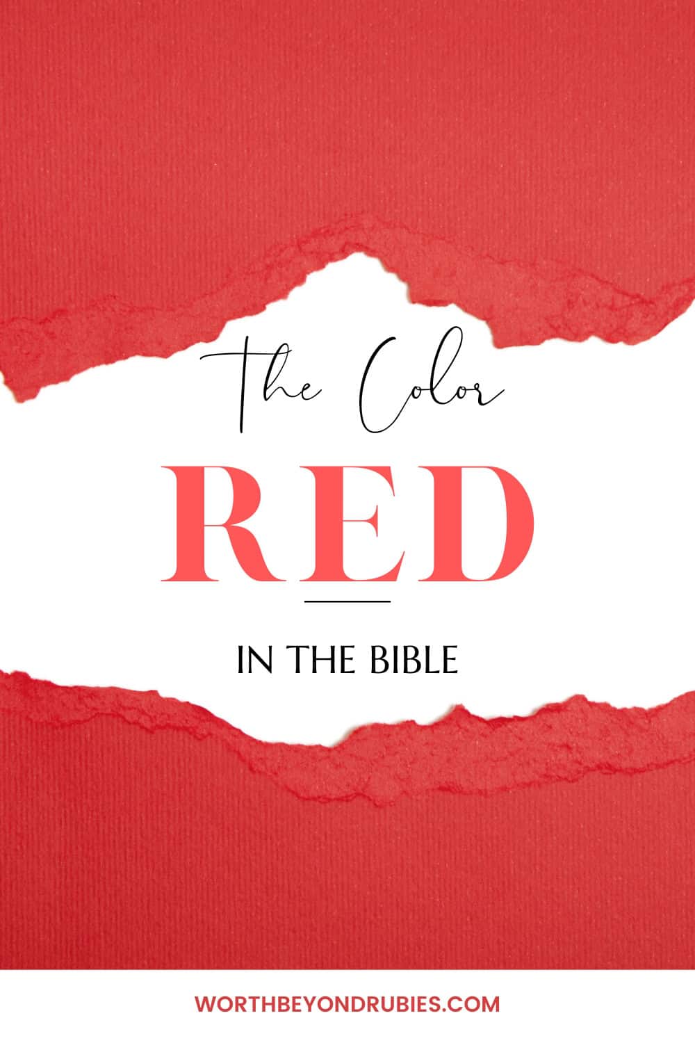 The Color Red in the Bible: An In-Depth Exploration 1 a red paper with a white background