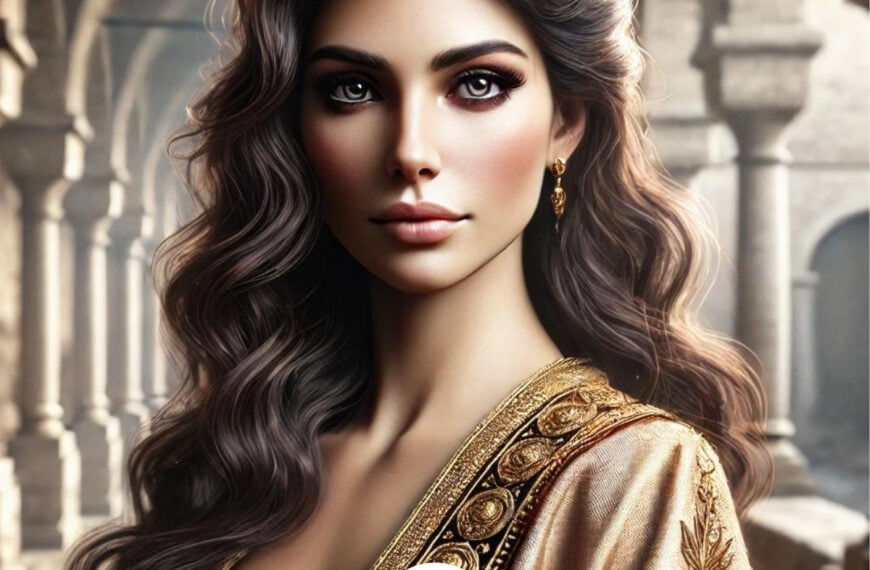 a woman with long brown hair