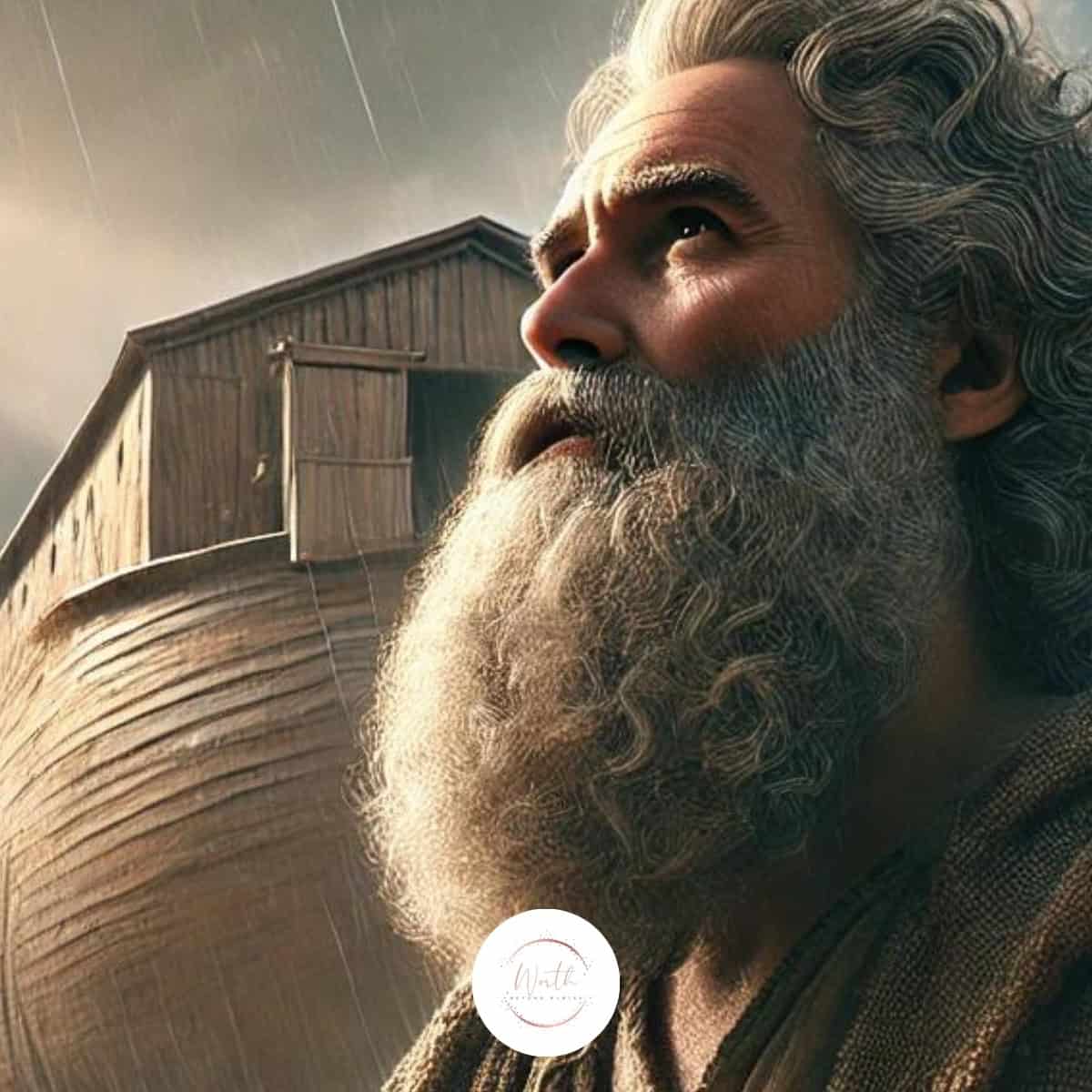 a man with a beard and a large white beard