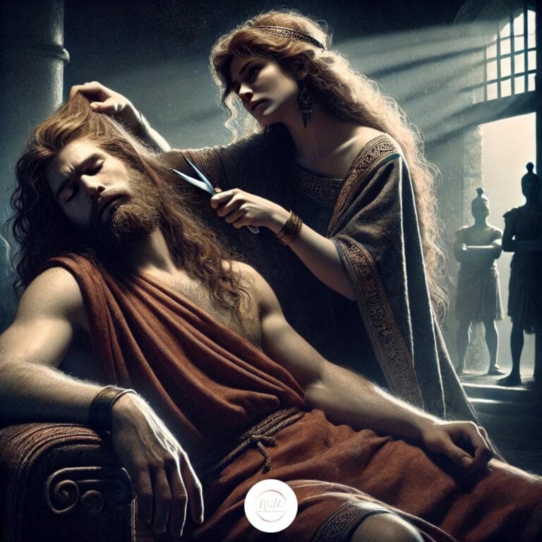 a woman cutting a man's hair