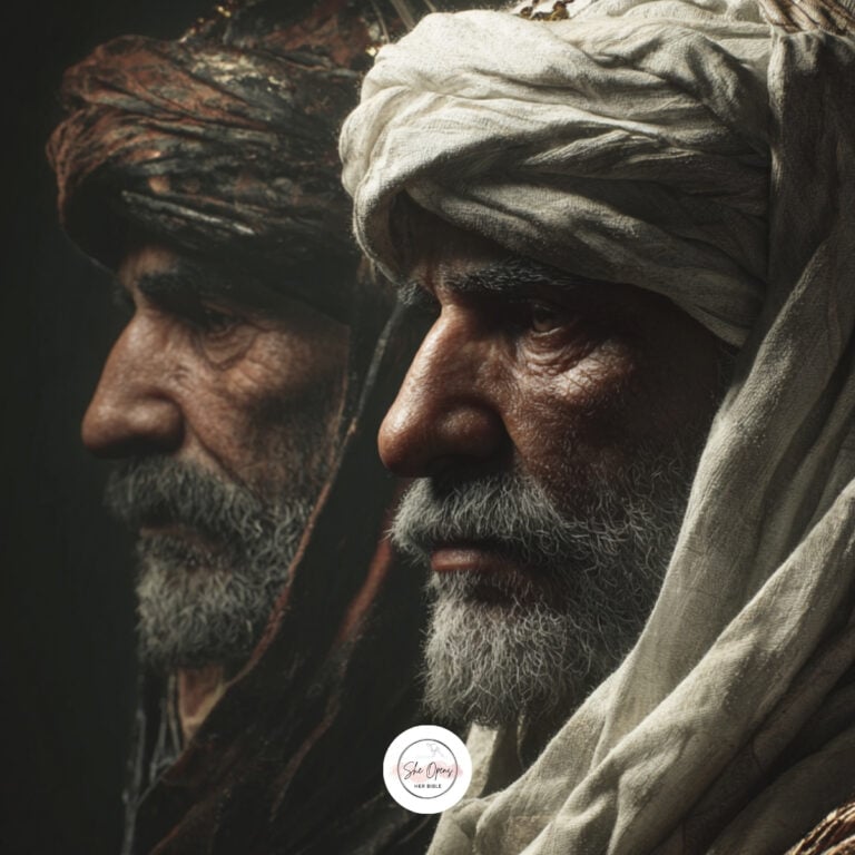 a close up of two men