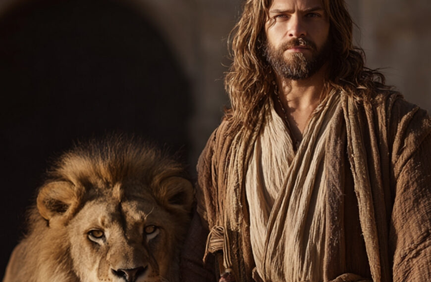 a man in a robe with a lion - Torah Portion Nasso