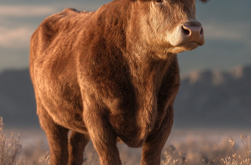 a cow standing in a field