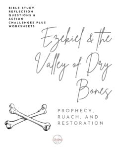Ezekiel and the Valley of Dry Bones: Prophecy, Ruach, and Restoration 4 Black and white book cover