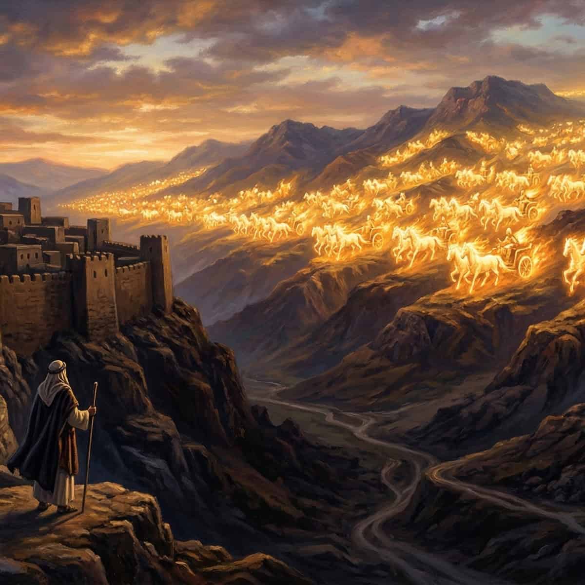 Elisha and the chariots of fire